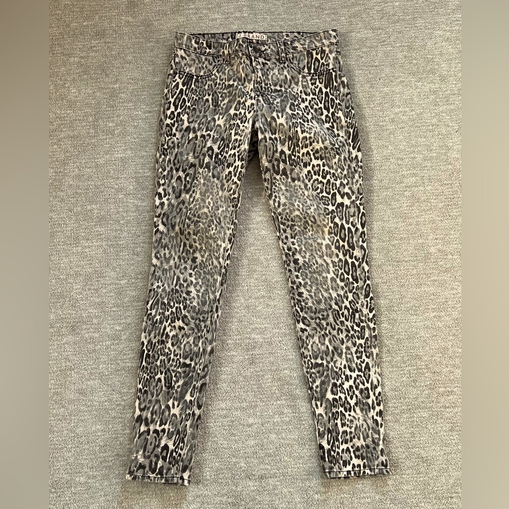 J Brand Snow Leopard Leggings Sz. 29